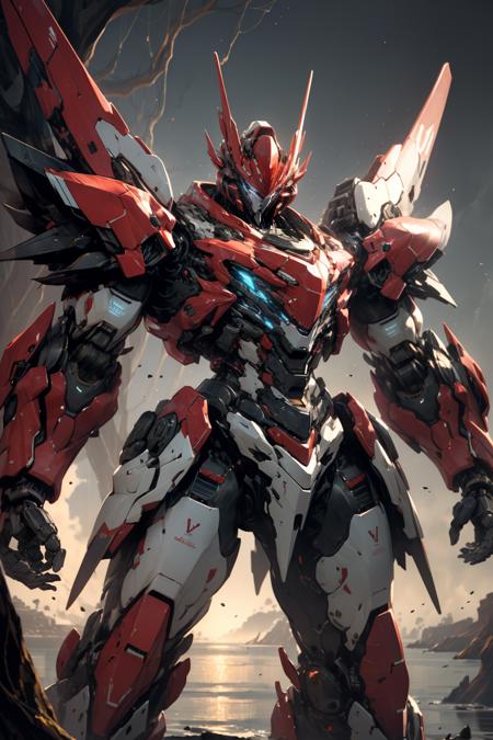 01234-3648025740-nijimecha,red mech standing in an endless sea,deep sea,mech with heavy armor,thick limbs,energy core,power armor,full armor,best.png